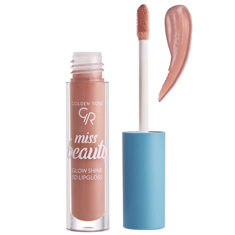 رژ لب مایع گلدن رز مدل glow shine شماره 03